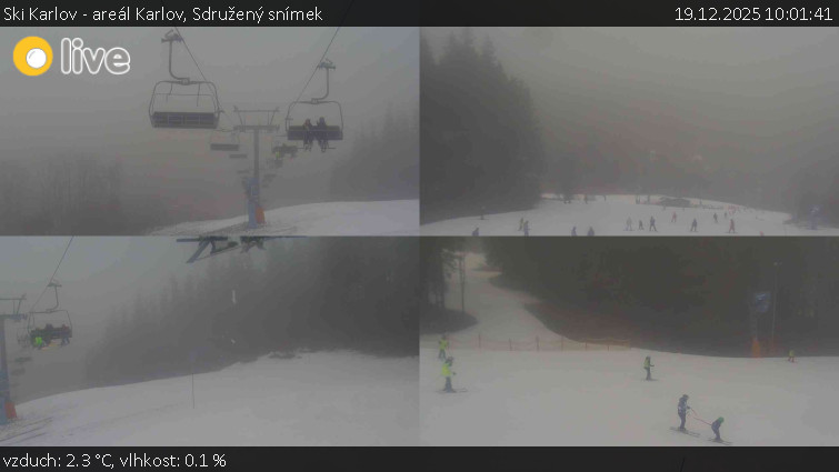 Ski Karlov - areál Karlov - Sdružený snímek - 19.12.2025 v 10:01