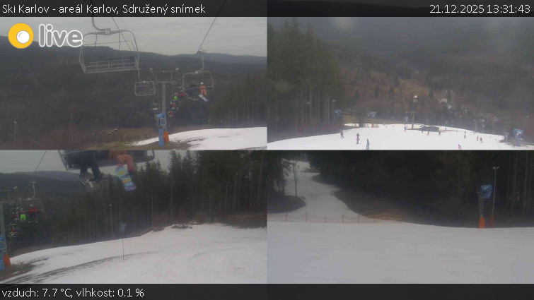 Ski Karlov - areál Karlov - Sdružený snímek - 21.12.2025 v 13:31