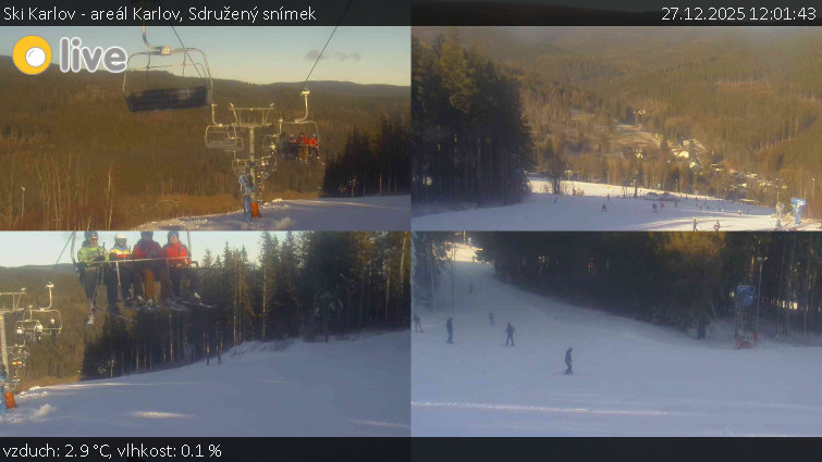 Ski Karlov - areál Karlov - Sdružený snímek - 27.12.2025 v 12:01