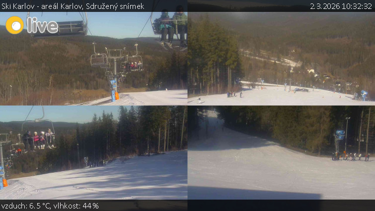 Ski Karlov - areál Karlov - Sdružený snímek - 2.3.2026 v 10:32