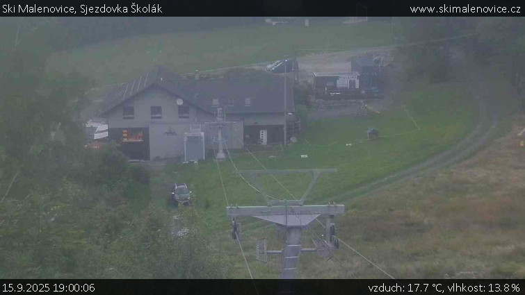 Ski Malenovice - Sjezdovka Školák - 15.9.2025 v 19:00 Ski Malenovice - Sjezdovka Školák - 15.9.2025 v 19:00