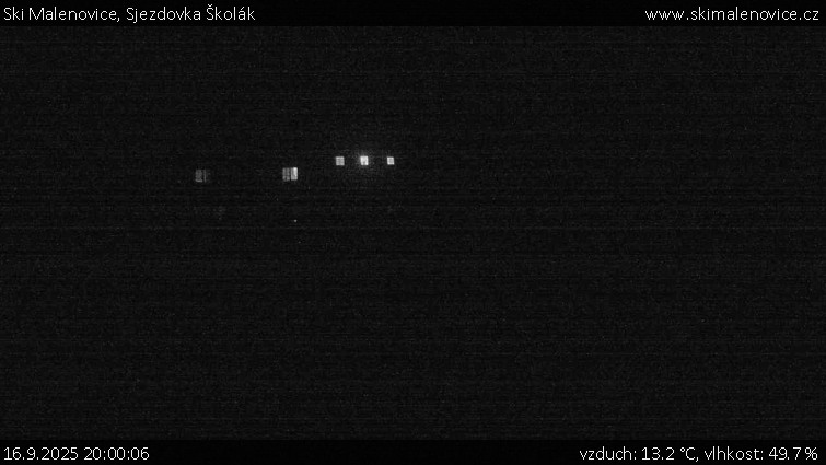Ski Malenovice - Sjezdovka Školák - 16.9.2025 v 20:00