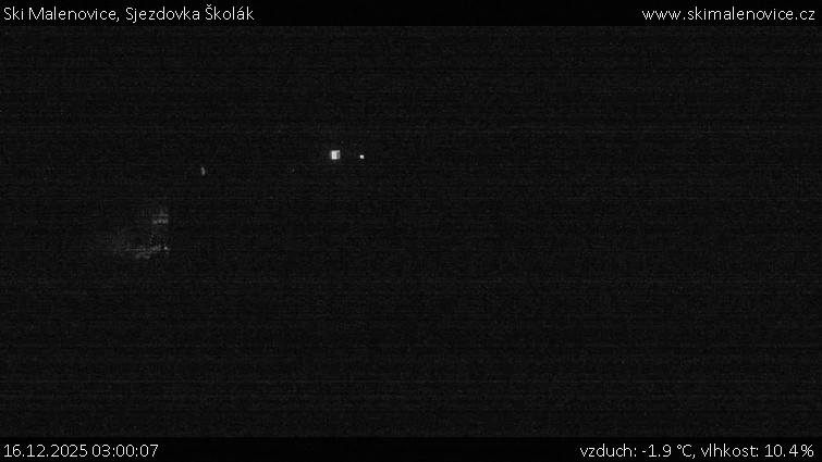 Ski Malenovice - Sjezdovka Školák - 16.12.2025 v 03:00