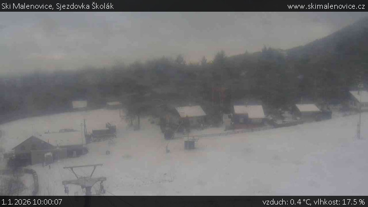 Ski Malenovice - Sjezdovka Školák - 1.1.2026 v 10:00