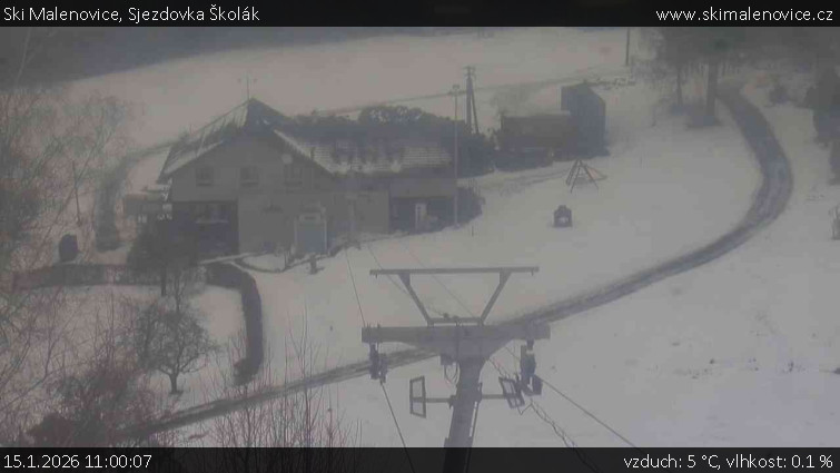 Ski Malenovice - Sjezdovka Školák - 15.1.2026 v 11:00