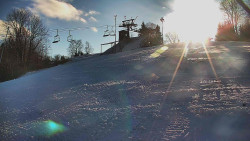 Otočná kamera na sjezdovce