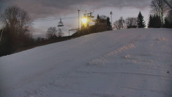 Otočná kamera na sjezdovce