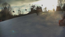 Otočná kamera na sjezdovce