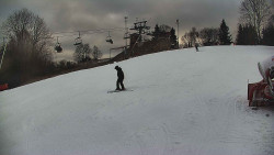 Otočná kamera na sjezdovce