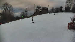 Otočná kamera na sjezdovce