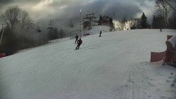 Otočná kamera na sjezdovce