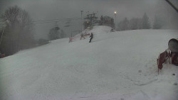 Otočná kamera na sjezdovce