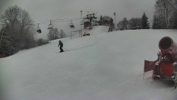 Otočná kamera na sjezdovce