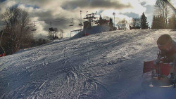 Otočná kamera na sjezdovce