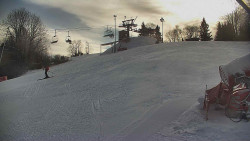 Otočná kamera na sjezdovce