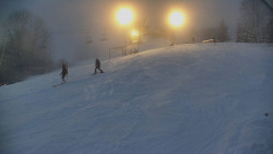 Otočná kamera na sjezdovce