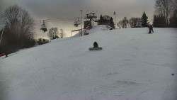 Otočná kamera na sjezdovce