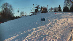 Otočná kamera na sjezdovce