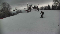 Otočná kamera na sjezdovce