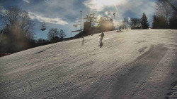 Otočná kamera na sjezdovce