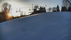 Otočná kamera na sjezdovce