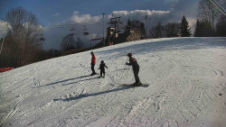 Otočná kamera na sjezdovce