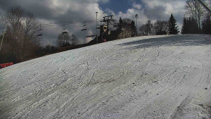 Skiareál Karolinka  - Otočná kamera na sjezdovce - 13.3.2026 v 13:35