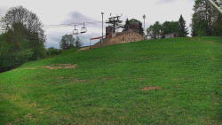 Otočná kamera na sjezdovce