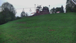 Otočná kamera na sjezdovce