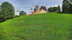 Otočná kamera na sjezdovce