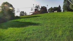 Otočná kamera na sjezdovce