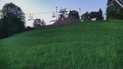 Otočná kamera na sjezdovce