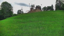 Otočná kamera na sjezdovce
