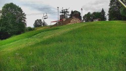 Otočná kamera na sjezdovce