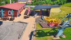 Sjezdovka skiareálu Hlubočky
