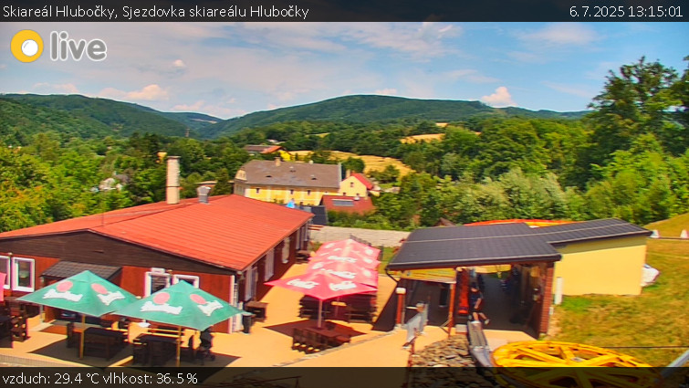 Skiareál Hlubočky - Sjezdovka skiareálu Hlubočky - 6.7.2025 v 13:15 Skiareál Hlubočky - Sjezdovka skiareálu Hlubočky - 6.7.2025 v 13:15