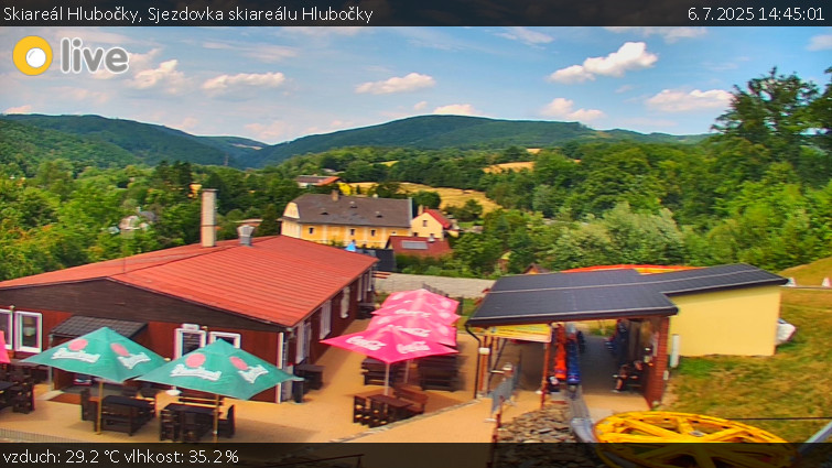 Skiareál Hlubočky - Sjezdovka skiareálu Hlubočky - 6.7.2025 v 14:45 Skiareál Hlubočky - Sjezdovka skiareálu Hlubočky - 6.7.2025 v 14:45