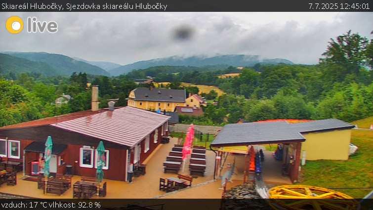 Skiareál Hlubočky - Sjezdovka skiareálu Hlubočky - 7.7.2025 v 12:45 Skiareál Hlubočky - Sjezdovka skiareálu Hlubočky - 7.7.2025 v 12:45