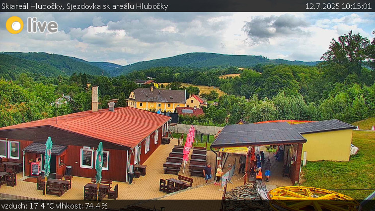 Skiareál Hlubočky - Sjezdovka skiareálu Hlubočky - 12.7.2025 v 10:15