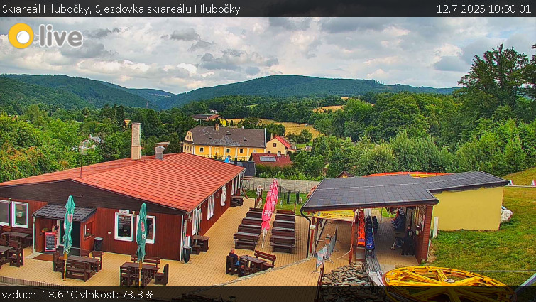 Skiareál Hlubočky - Sjezdovka skiareálu Hlubočky - 12.7.2025 v 10:30 Skiareál Hlubočky - Sjezdovka skiareálu Hlubočky - 12.7.2025 v 10:30