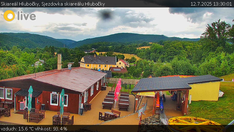 Skiareál Hlubočky - Sjezdovka skiareálu Hlubočky - 12.7.2025 v 13:30