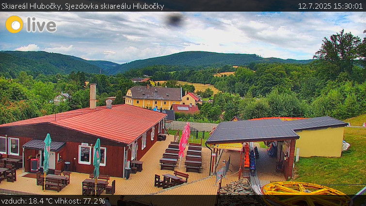 Skiareál Hlubočky - Sjezdovka skiareálu Hlubočky - 12.7.2025 v 15:30 Skiareál Hlubočky - Sjezdovka skiareálu Hlubočky - 12.7.2025 v 15:30