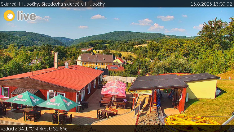Skiareál Hlubočky - Sjezdovka skiareálu Hlubočky - 15.8.2025 v 16:30