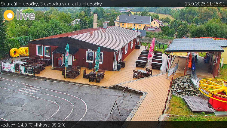 Skiareál Hlubočky - Sjezdovka skiareálu Hlubočky - 13.9.2025 v 11:15 Skiareál Hlubočky - Sjezdovka skiareálu Hlubočky - 13.9.2025 v 11:15