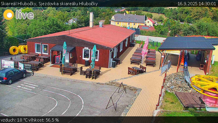 Skiareál Hlubočky - Sjezdovka skiareálu Hlubočky - 16.9.2025 v 14:30