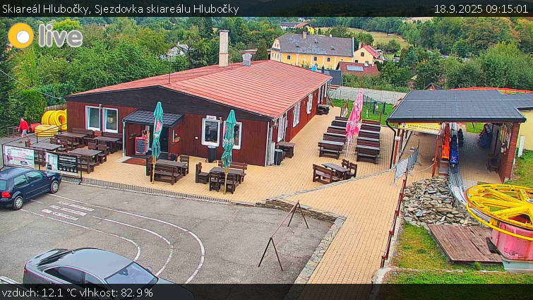 Skiareál Hlubočky - Sjezdovka skiareálu Hlubočky - 18.9.2025 v 09:15