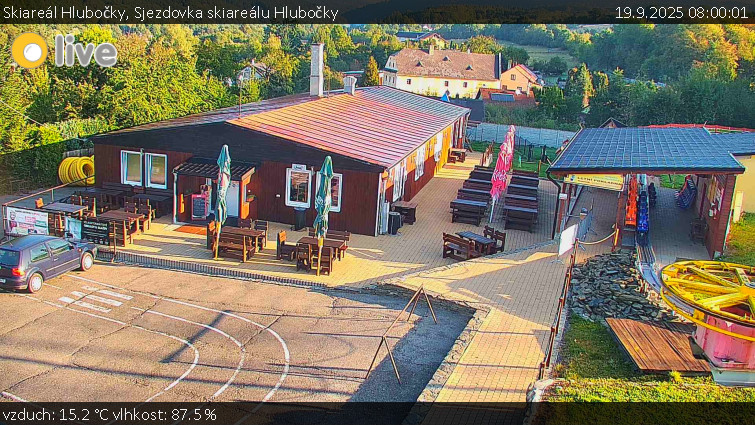 Skiareál Hlubočky - Sjezdovka skiareálu Hlubočky - 19.9.2025 v 08:00