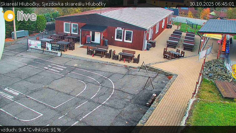 Skiareál Hlubočky - Sjezdovka skiareálu Hlubočky - 30.10.2025 v 06:45