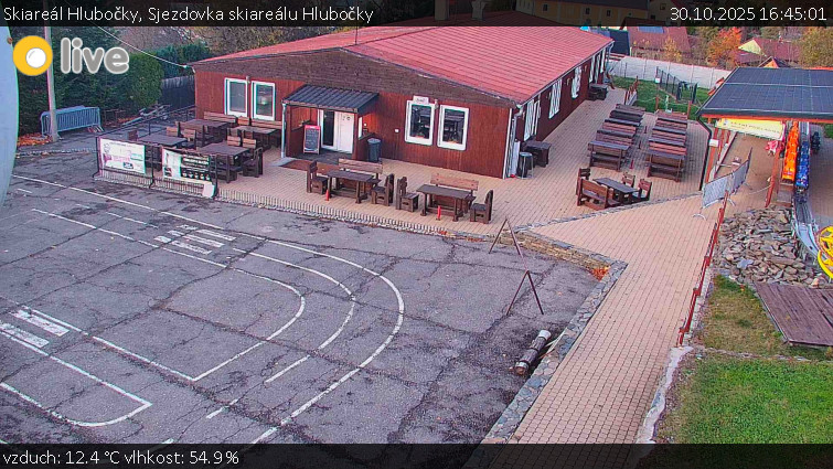Skiareál Hlubočky - Sjezdovka skiareálu Hlubočky - 30.10.2025 v 16:45 Skiareál Hlubočky - Sjezdovka skiareálu Hlubočky - 30.10.2025 v 16:45