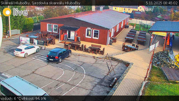 Skiareál Hlubočky - Sjezdovka skiareálu Hlubočky - 5.11.2025 v 08:45